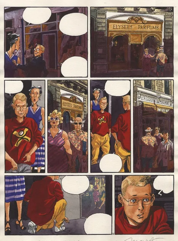 Planche couleur, Vieux fou !, Le retour du vieux fou (T.2), Emmanuel Moynot