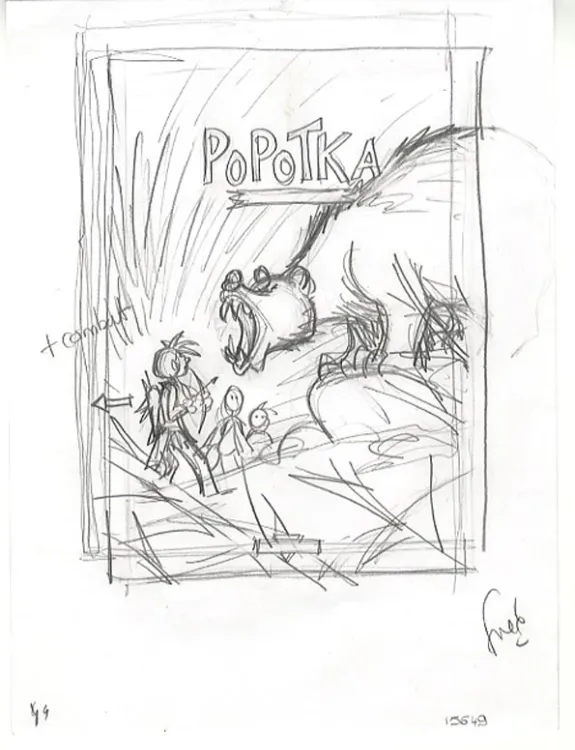 Crayonné, Popotka le petit sioux, Mahto (T.3), Fred Simon