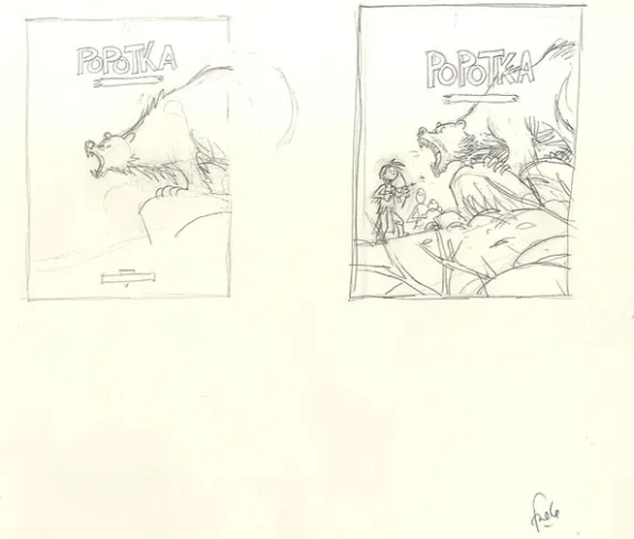 Sketch, Popotka le petit sioux, Fred Simon