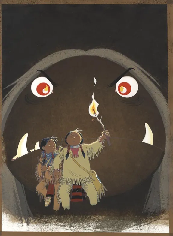 Couverture, Popotka le petit sioux, Wendigo (T.2), Fred Simon