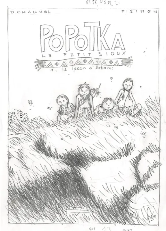 Sketch, Popotka le petit sioux, La leçon d'Iktomi (T.1), Fred Simon