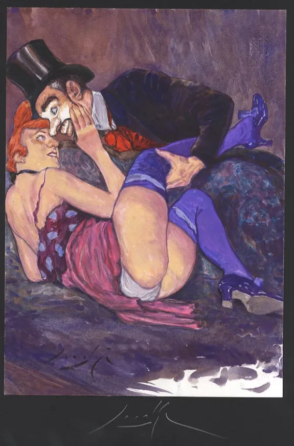 Illustration couleur, Le Bordel des muses, Gradimir Smudja