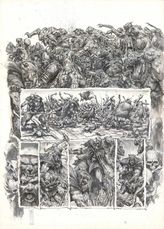 Planche noir et blanc, Paul Jeacock