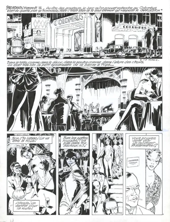 Planche noir et blanc, Louis la Guigne, Fureur (T.8), Jean-Paul Dethorey