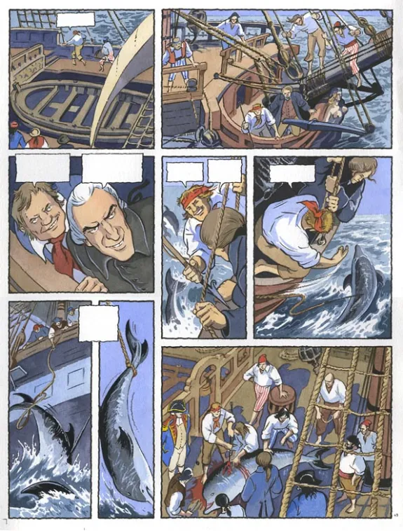 Colored original page, Le Passage de Vénus, Tome 1 (T.1), Jean-Paul Dethorey
