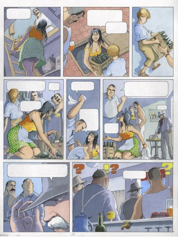 Planche couleur, L'oiseau noir, Jean-Paul Dethorey