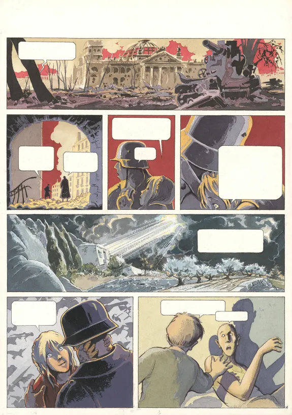 Planche couleur, L'oiseau noir, Jean-Paul Dethorey