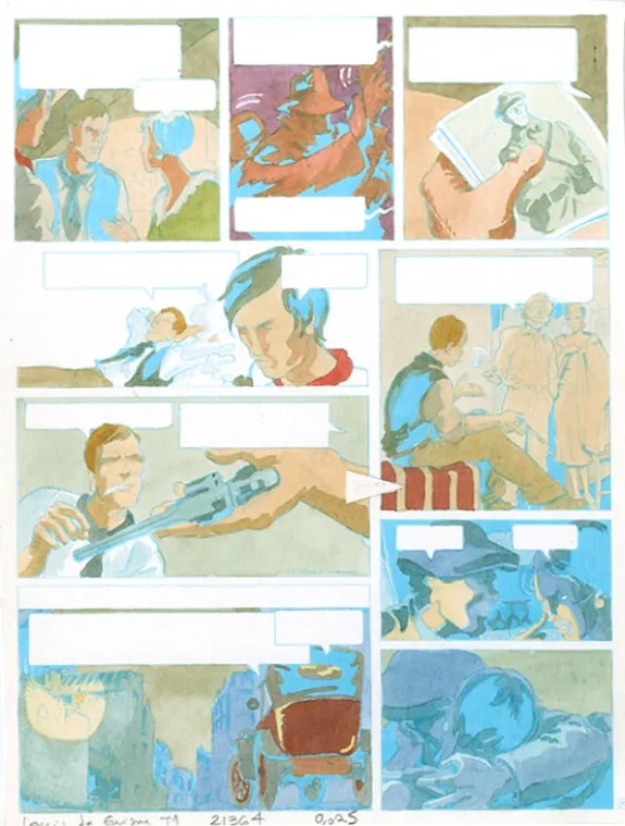 Color layout, Louis la Guigne, Louis la Guigne (T.1), Jean-Paul Dethorey