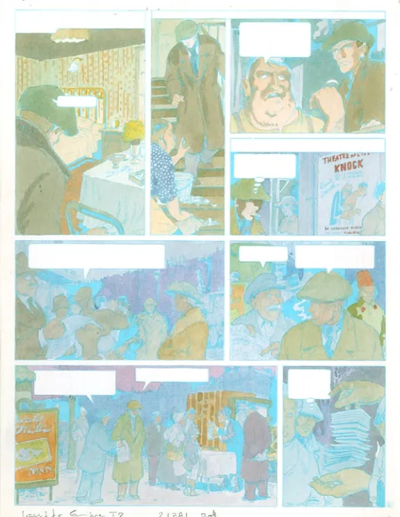 Color layout, Louis la Guigne, Moulin Rouge (T.2), Jean-Paul Dethorey