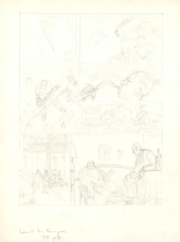Crayonné, Louis la Guigne, Charleston (T.6), Jean-Paul Dethorey