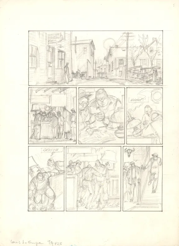 Crayonné, Louis la Guigne, Les vagabonds (T.7), Jean-Paul Dethorey