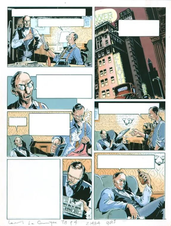 Color layout, Louis la Guigne, Fureur (T.8), Jean-Paul Dethorey