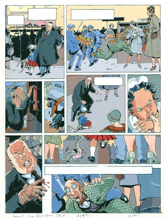 Color layout, Louis la Guigne, Fureur (T.8), Jean-Paul Dethorey