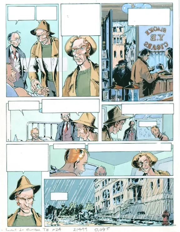 Color layout, Louis la Guigne, Fureur (T.8), Jean-Paul Dethorey