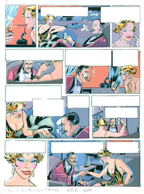 Color layout, Louis la Guigne, Fureur (T.8), Jean-Paul Dethorey