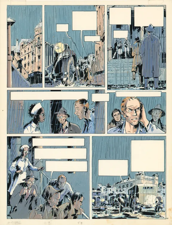Color layout, Louis la Guigne, Fureur (T.8), Jean-Paul Dethorey
