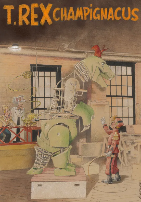 Colored illustration, Spirou et Fantasio, Olivier O'Groj