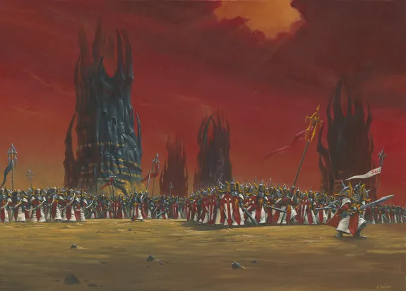 Colored illustration, Chronopia , Adrian Smith