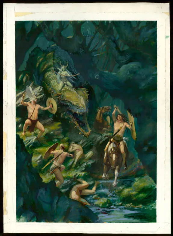 Colored illustration, L'Univers des dragons, Deuxième souffle (T.2), Paul Dainton