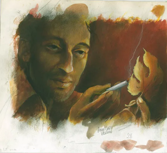 Colored illustration, Les Chansons de Gainsbourg, Filles de fortune (T.3), Anne Gaël Vautrin