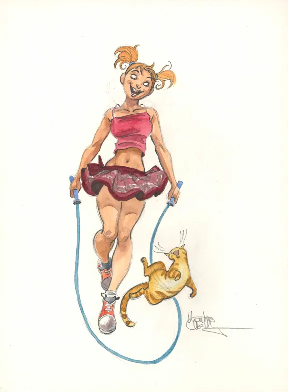 Colored illustration, Talisman, Le Grimoire des Souhaits (T.1), Montse Martin