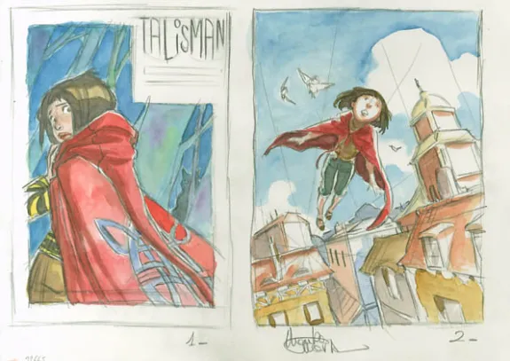 Cover project, Talisman, Le Grimoire des Souhaits (T.1), Montse Martin