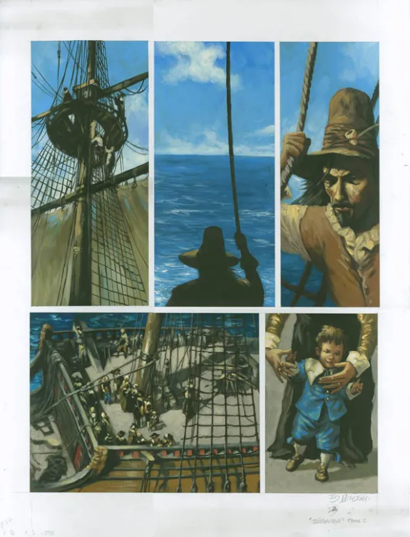Planche couleur, Jéronimus, Deuxième partie (T.2), Jean Denis Pendanx