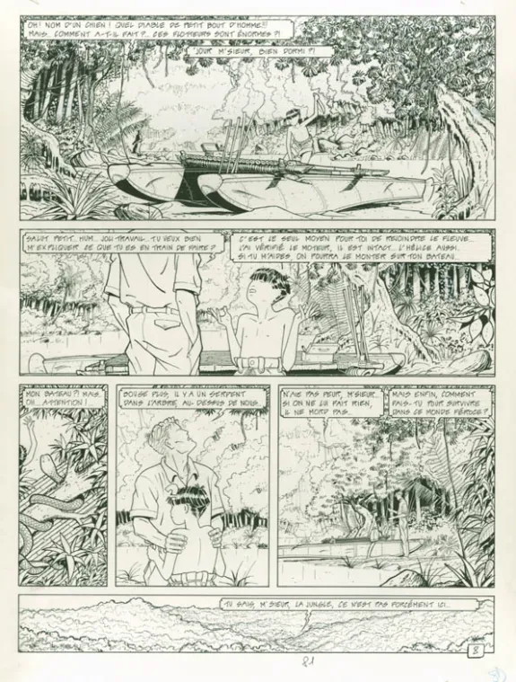 Planche noir et blanc, Adler, René Sterne