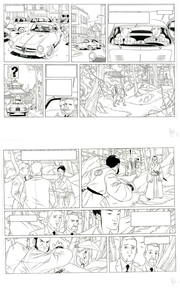 Planche noir et blanc, Kaplan & Masson, La théorie du chaos (T.1), Jean-Christophe Thibert