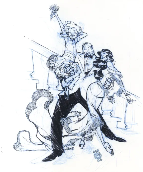 Illustration noir et blanc, Eric Canete