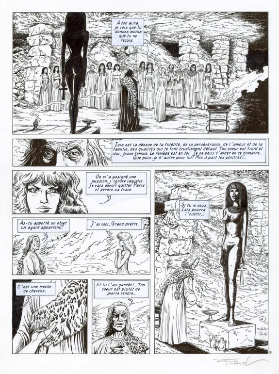 Planche noir et blanc, Claymore,  Ersel