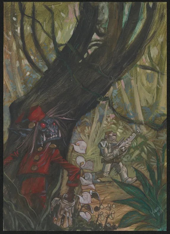 Colored illustration, Spirou et Fantasio, La Face cachée du Z (T.52),  Yoann