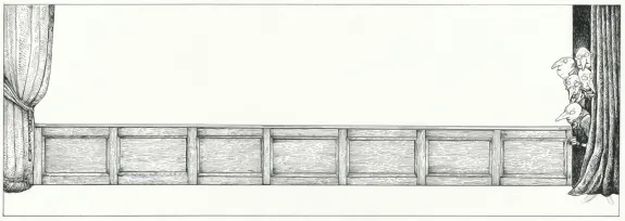 Illustration noir et blanc, L'Étrange Réveillon, Lionel Richerand