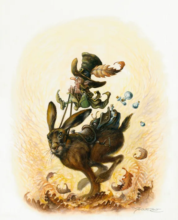 Illustration couleur, L'heure des fées, Pascal Moguérou