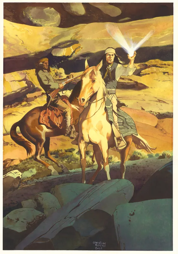 Illustration couleur, Christian Rossi
