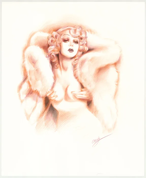Illustration couleur, Pin-up Art, Maly Siri