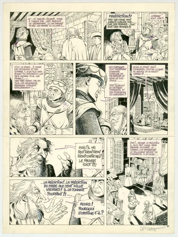 Planche noir et blanc, Balade au bout du monde, Le Bâtard (T.3), Laurent Vicomte