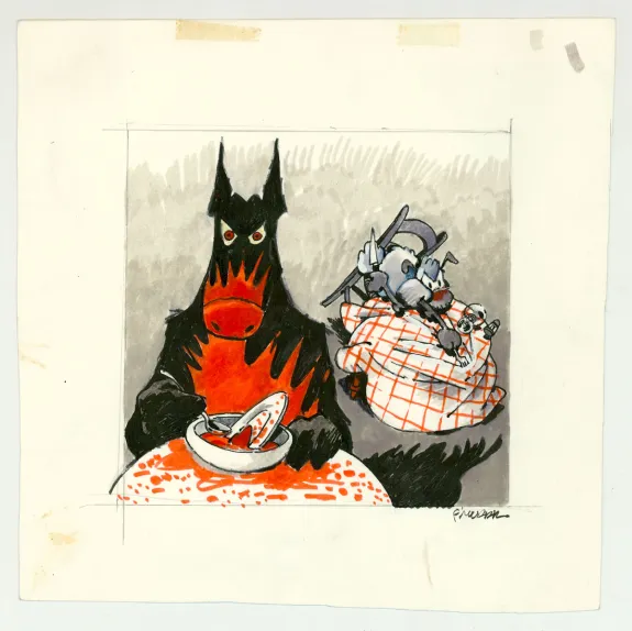 Colored illustration, Le Génie des alpages ,  F'murr