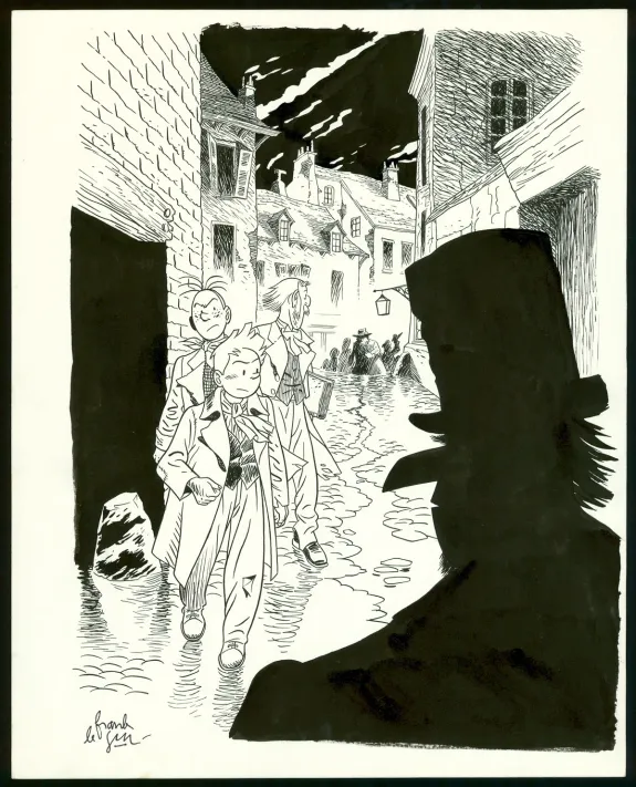 Cover project, Une Aventure de Spirou et Fantasio, Les Marais du temps (T.2), Frank Le Gall