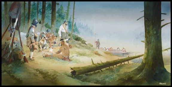 Colored illustration, Patrick Prugne