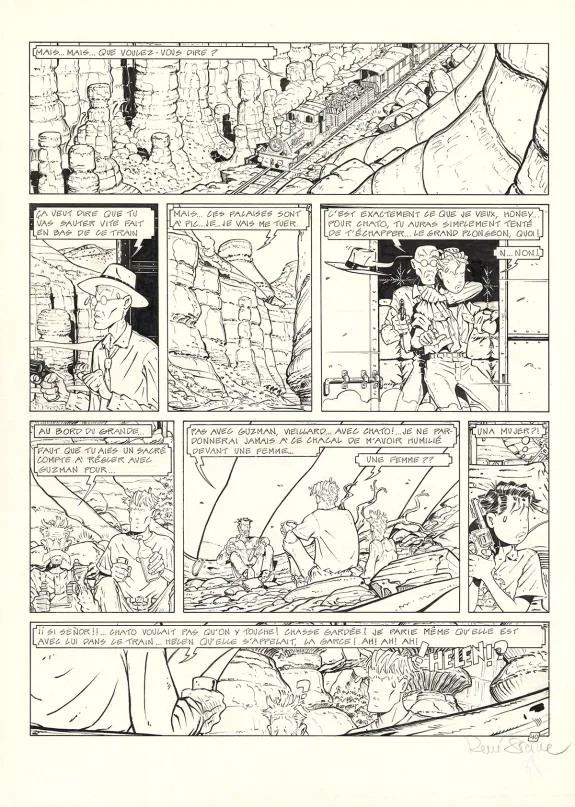 Planche noir et blanc, Adler, Black Bounty (T.5), René Sterne