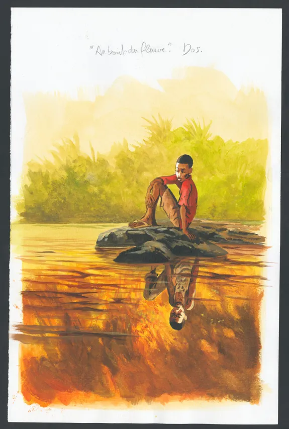 Couverture, Au bout du fleuve, Jean Denis Pendanx