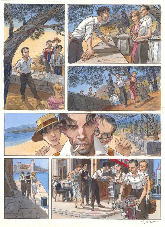 Planche couleur, Mattéo, Troisième Époque (août 1936) (T.3), Jean-Pierre Gibrat
