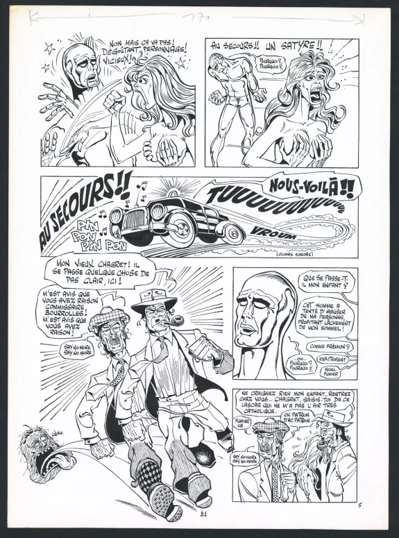 Planche noir et blanc, Rhââ Lovely, Tome 3 (T.3), Marcel Gotlib