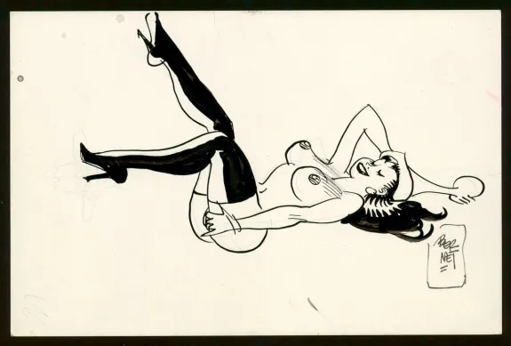 Illustration noir et blanc, Jordi Bernet