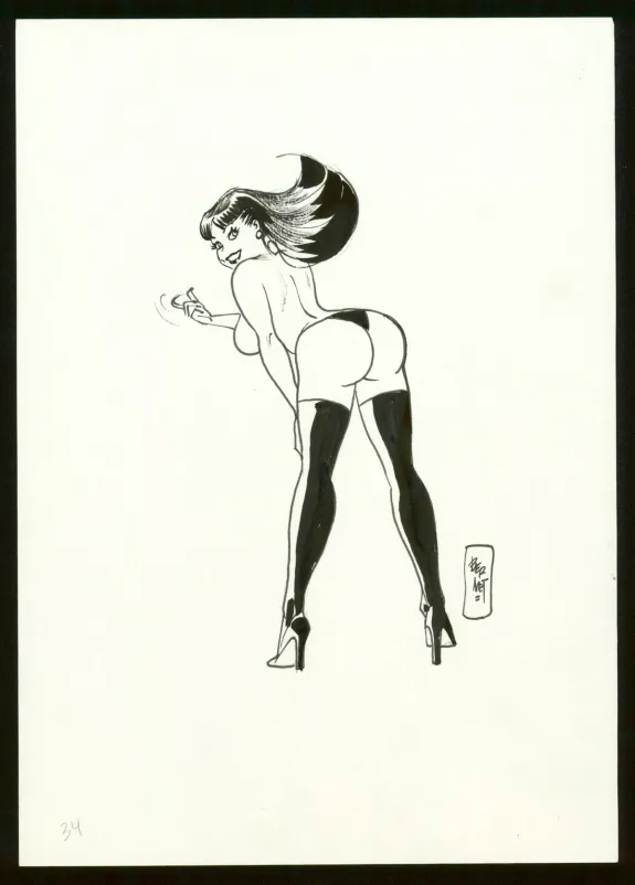 Illustration noir et blanc, Jordi Bernet