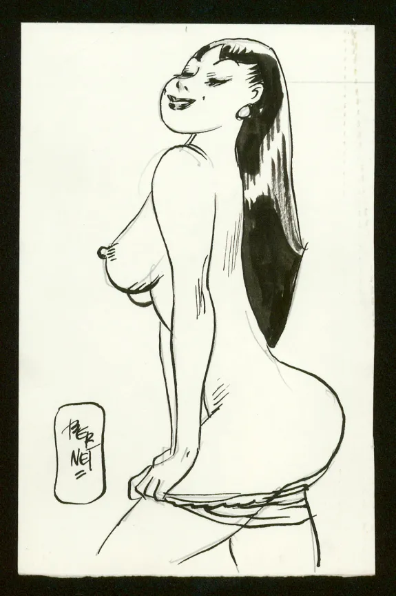Illustration noir et blanc, Jordi Bernet