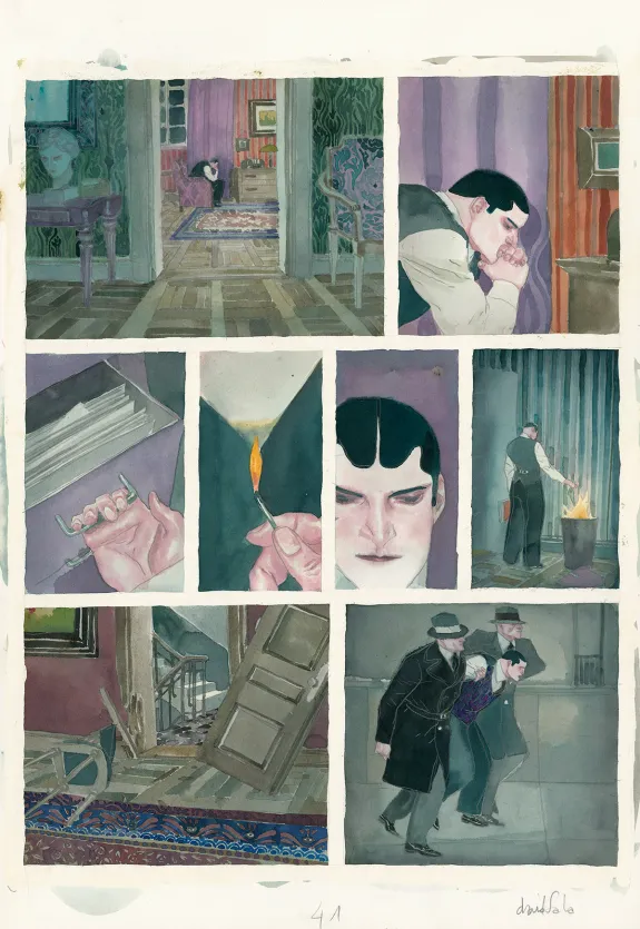 Planche couleur, Le Joueur d'échecs, David Sala