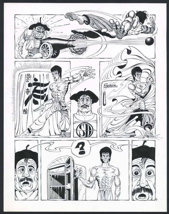 Planche noir et blanc, Rhâ-Gnagna, Tome Deux (T.2), Marcel Gotlib