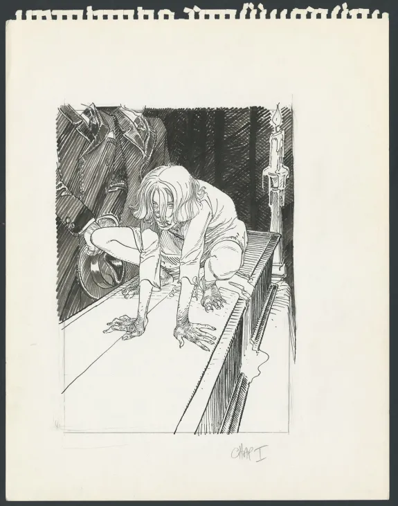 Illustration noir et blanc, François Boucq